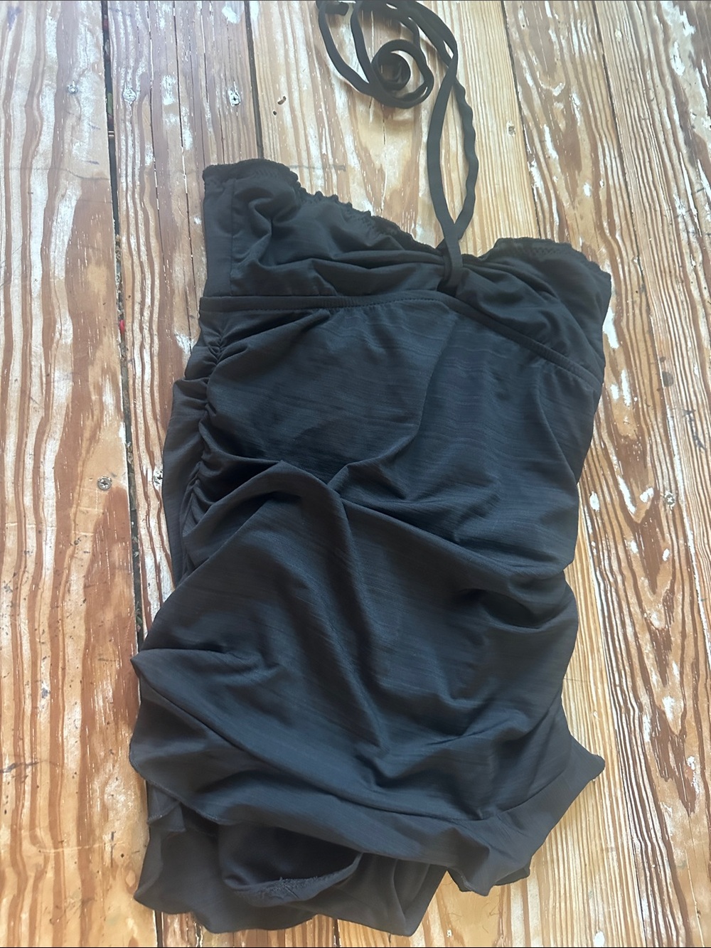 Mossimo Supply Co. Black One-Piece Swimsuit